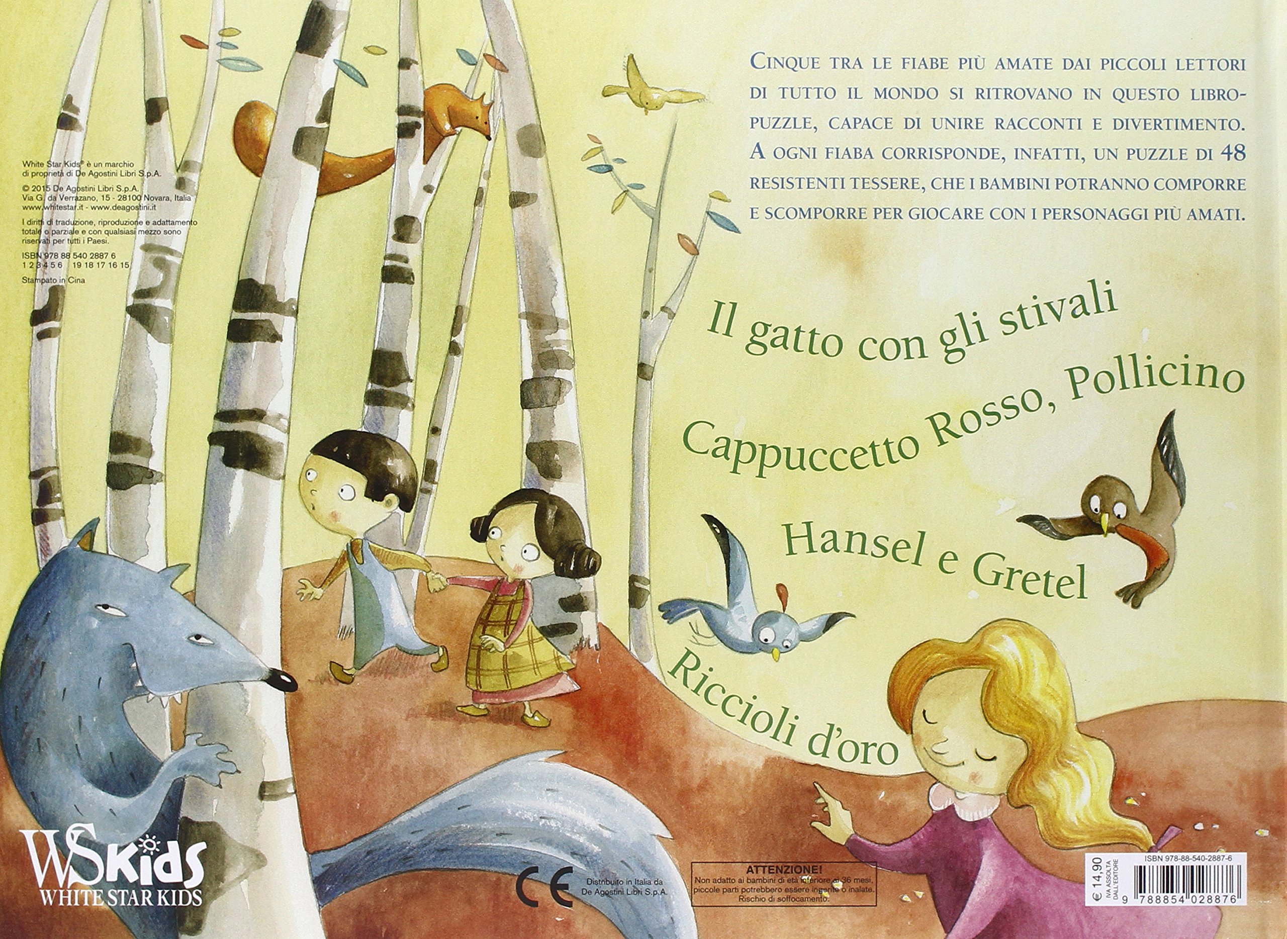 Le fiabe del bosco. Un divertente libro puzzle. Con App per tablet e smartphone. Ediz. illustrata