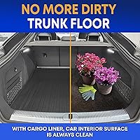 Vista 5 de Forro de maletero premium para Audi A5 Sportback S5 2018-2025 - 100% de protección - Tapete de maletero para auto a medida - Tapete de carga