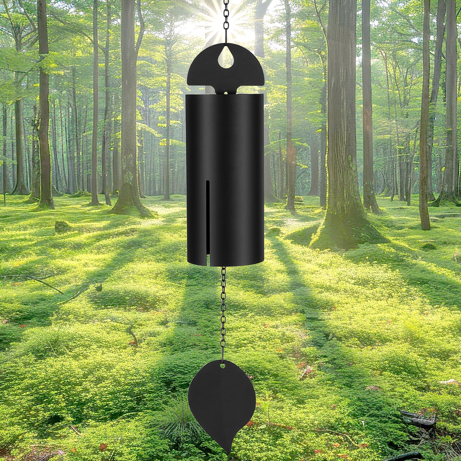 1 Pack Serenity Bell with Deep Resonance, Large Deep Tone Wind Chime for Outside, Memoria…