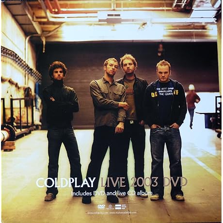 COLDPLAY - Live 2003 12x12 Advertising Poster