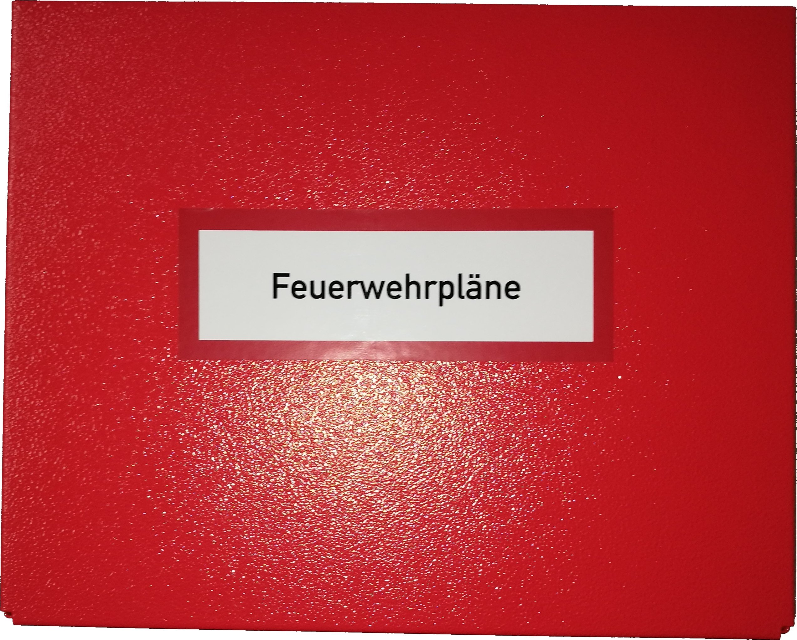 Wandhalter für Feuerwehrpläne inkl. Ringordner A4