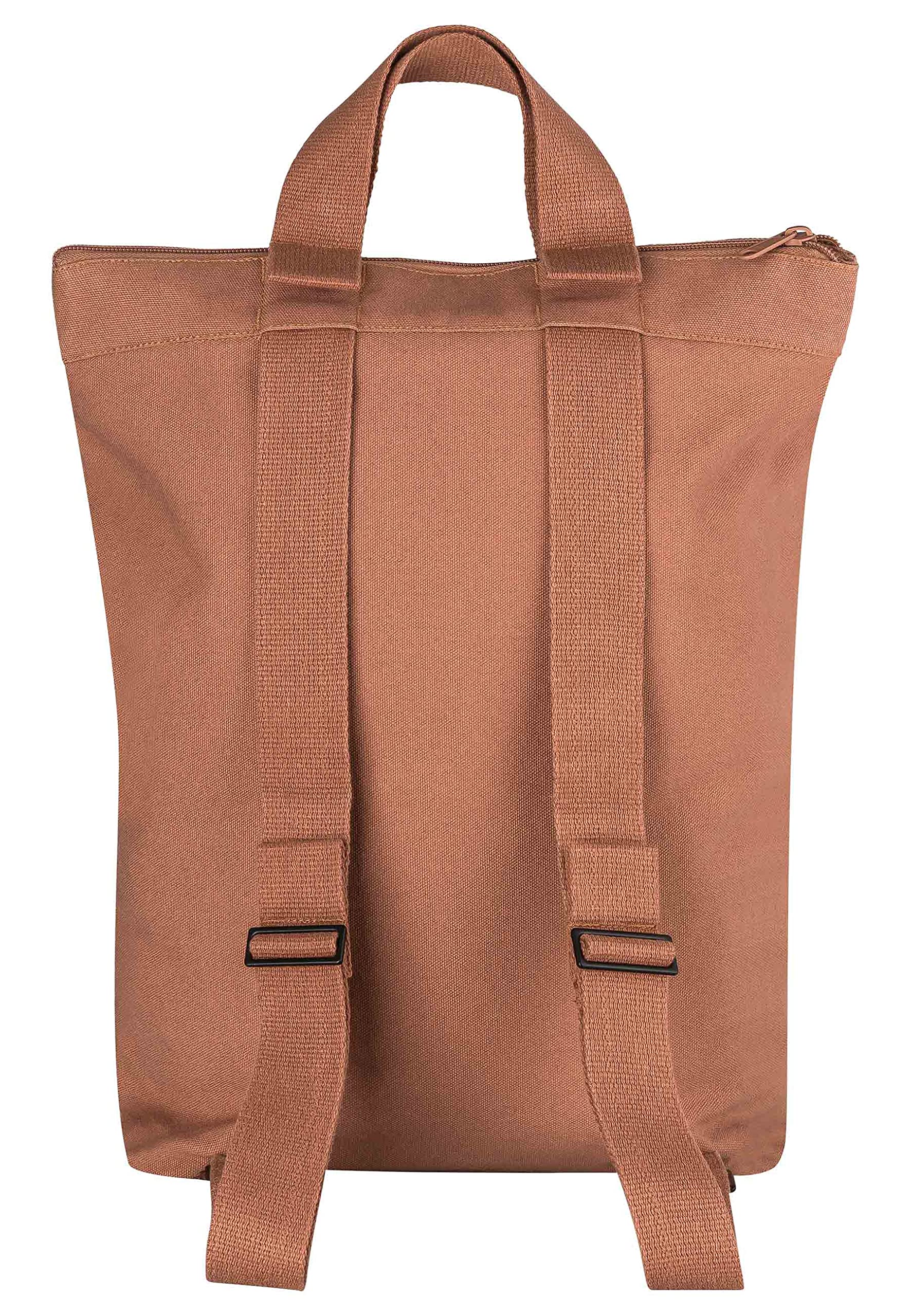 Hybrid Rucksack ANIL | Nachhaltig mit Fairtrade Cotton, GOTS & Grüner Knopf Zertifizierung, Farbe:nougat, Größe:13 Liter