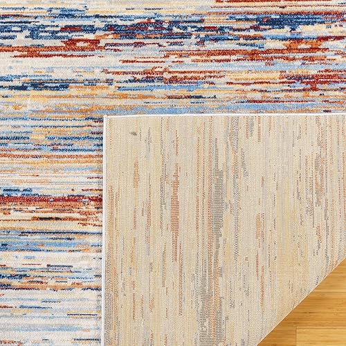 Miniatura 8 de Gertmenian Alfombra para interiores, clásica de poliéster suave con base de yute, alfombra suave para sala de estar, comedor, vestíbulo y sala