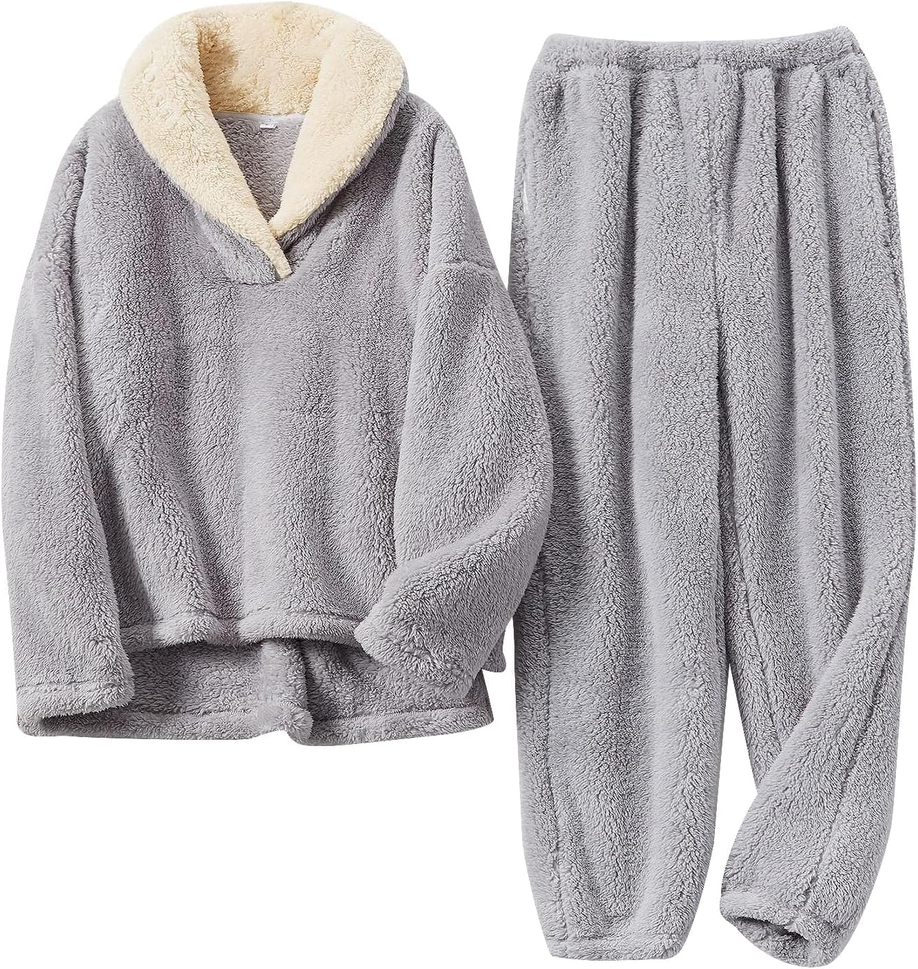 Winter Pyjamas Thick Fluffy Pyjamas Women Fluffy Pajamas Set
