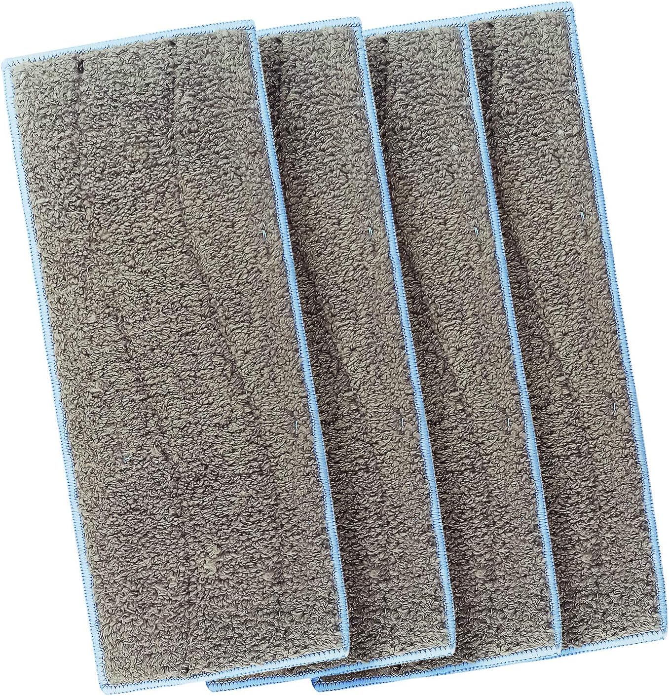 LICORNE 4 Pack Mop Heads Washable Wet Mopping Pads Compatible Braava Jet M Series, Wet Sweeping Reusable Replacement Pads Compatible iRobot Braava Jet M6(6110) Mop
