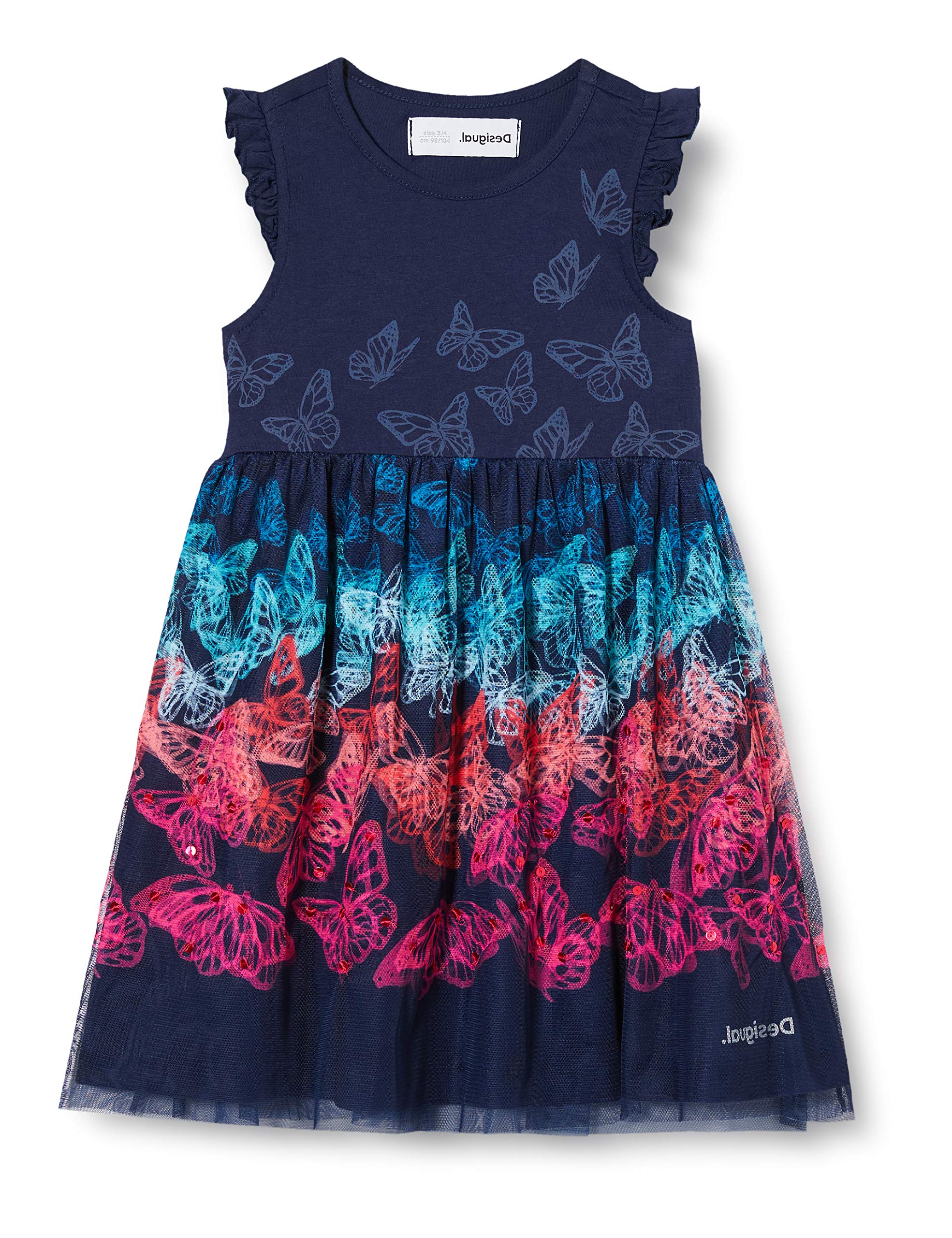 Desigual Mädchen Vest_uruapan Kleid