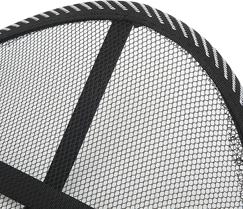 Miniatura 6 de EVGATSAUTO Soporte trasero de malla para automóvil, almohada de cintura para asiento de automóvil, cuentas de masaje transpirable, cojín de espalda,