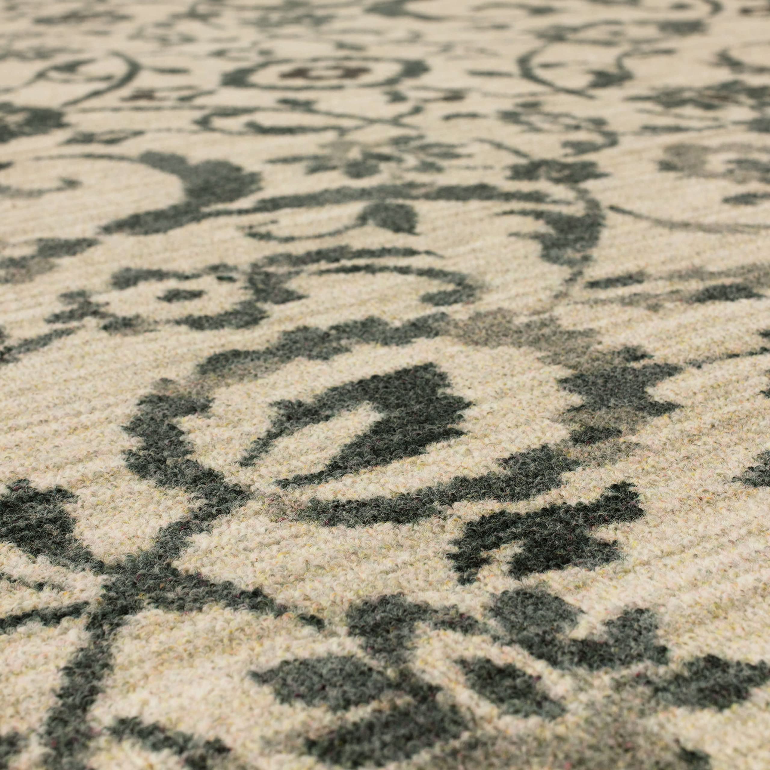 Mohawk Home New Wave Trailing Vines Brown Floral ( 7' 6" x 10' ) Area Rug