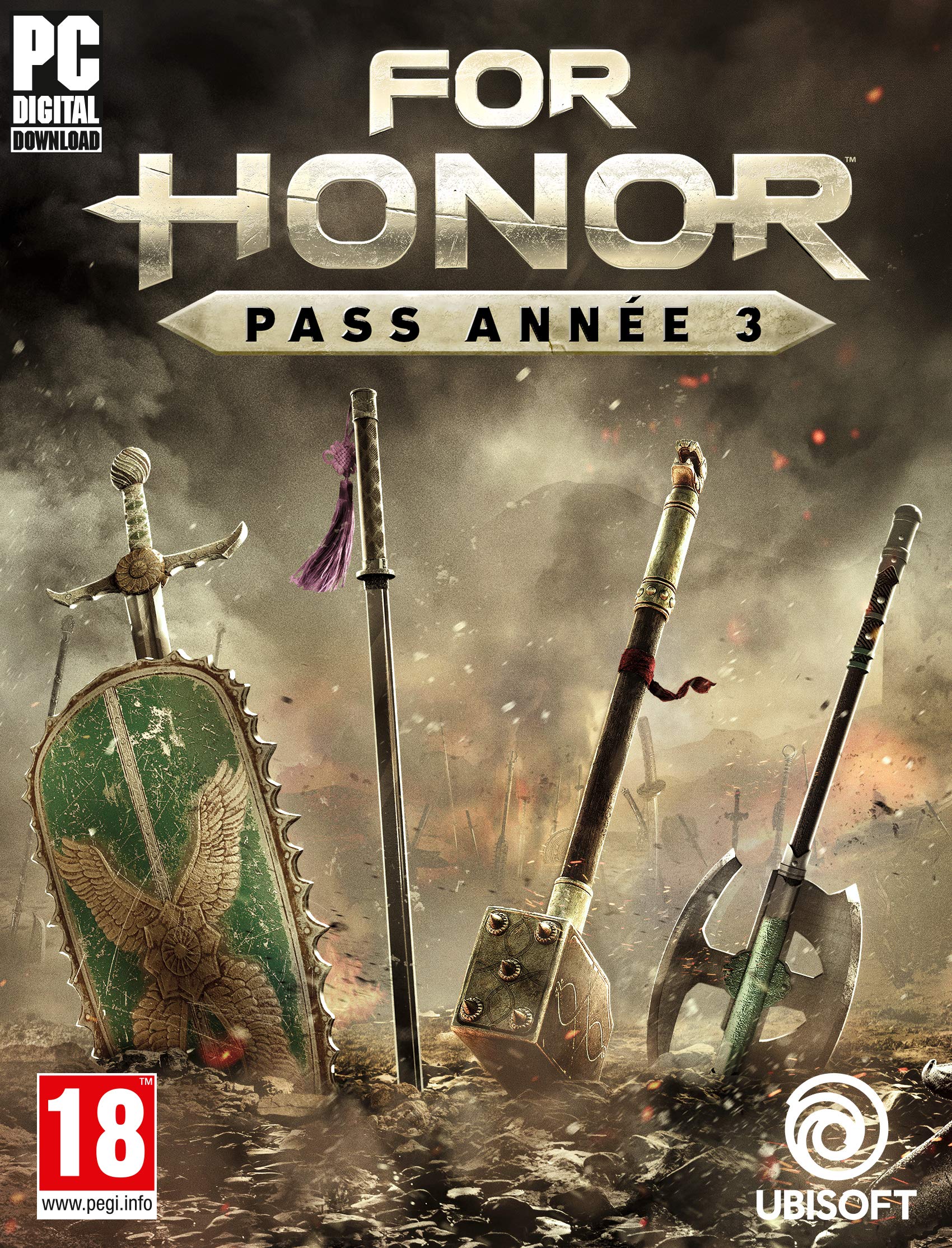 For Honor Pass Année 3 débloquer héros inédits PC Ubisoft Connect code - 2