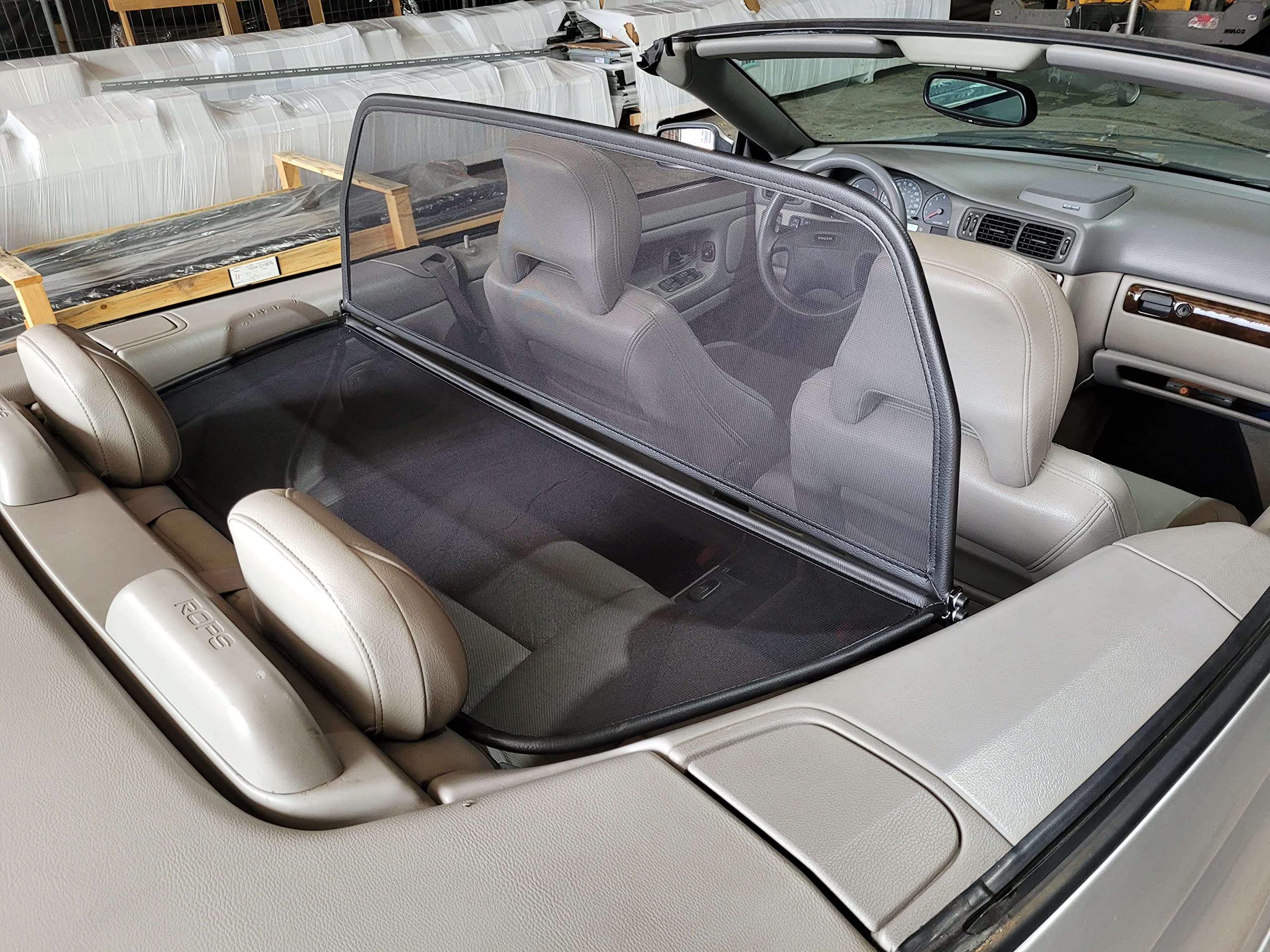 Tief Tech Windschott Für Volvo C70 I 1998-2005 - Schwarz