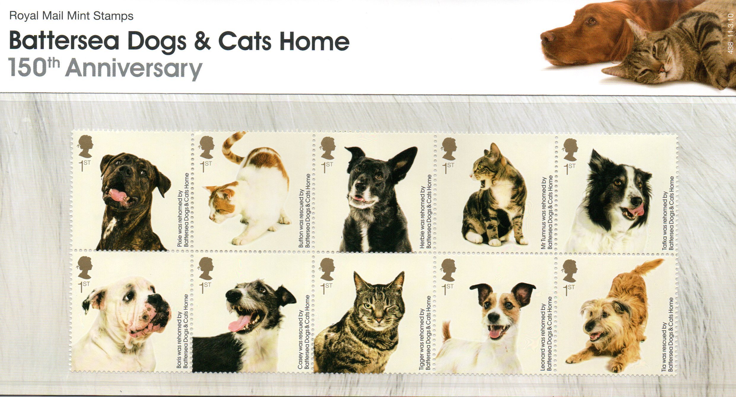 Pack tampons Battersea Dogs & Cats Home une idée cadeau idéale pour passionnés