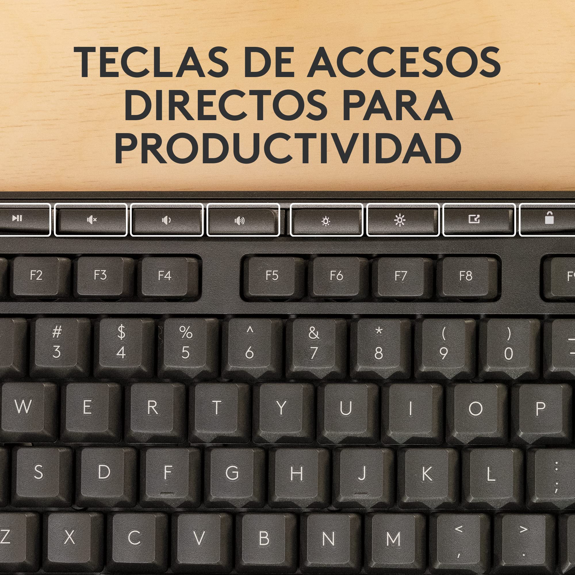 Logitech MK370 Combo Empresa, Teclado inalámbrico estándar y ratón inalámbrico, Receptor USB Logi Bolt, Bluetooth, certificación Mundial Windows/Mac/Chrome/Linux, QWERTY Español, Gris
