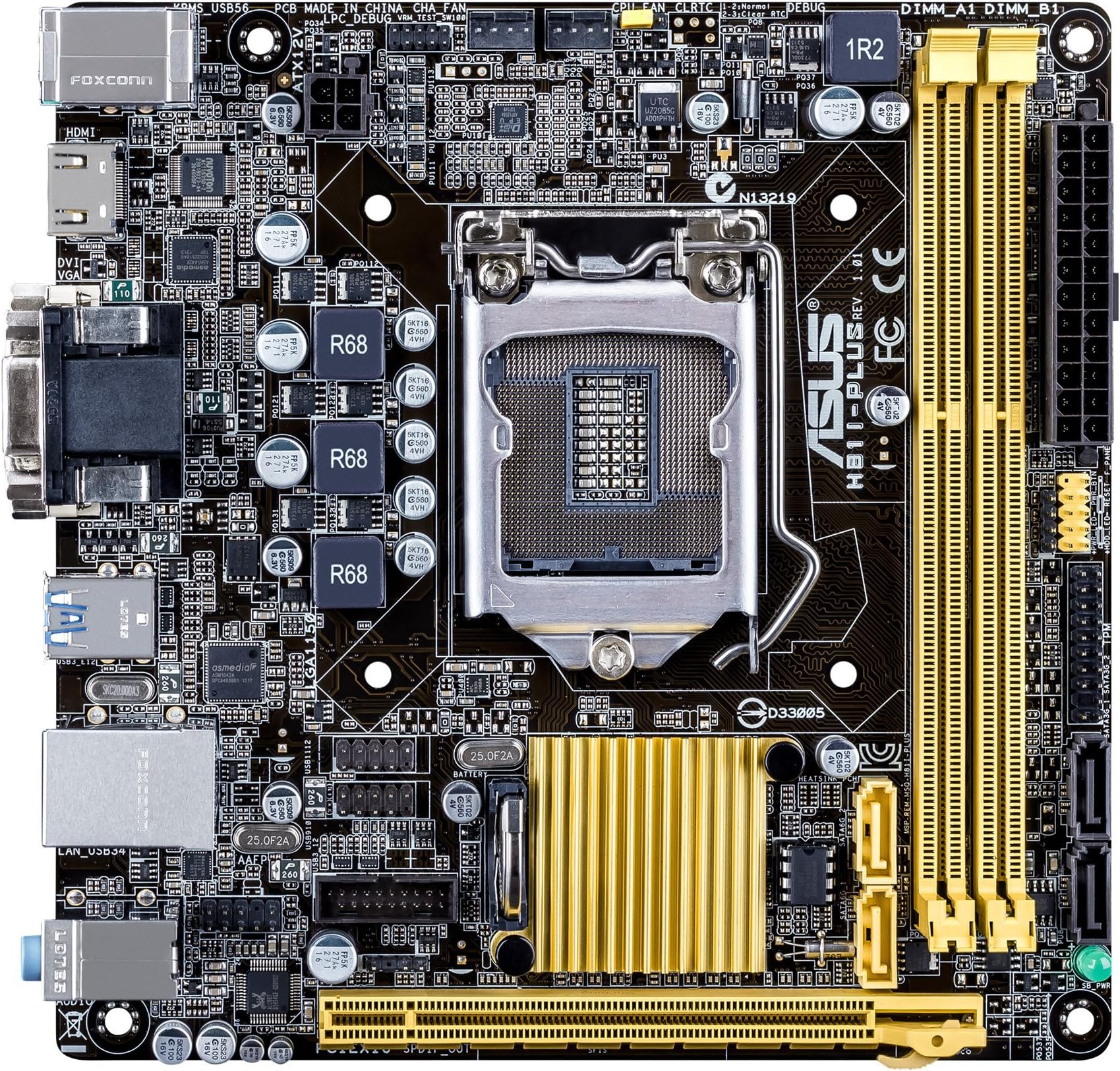 H81I-PLUS ATX DDR3 1333 LGA 1150 Motherboards