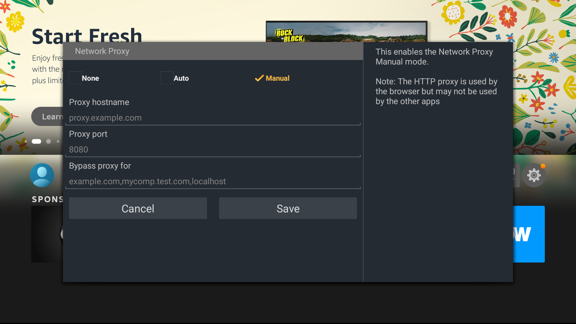 Developer Tools Loader for Fire TV