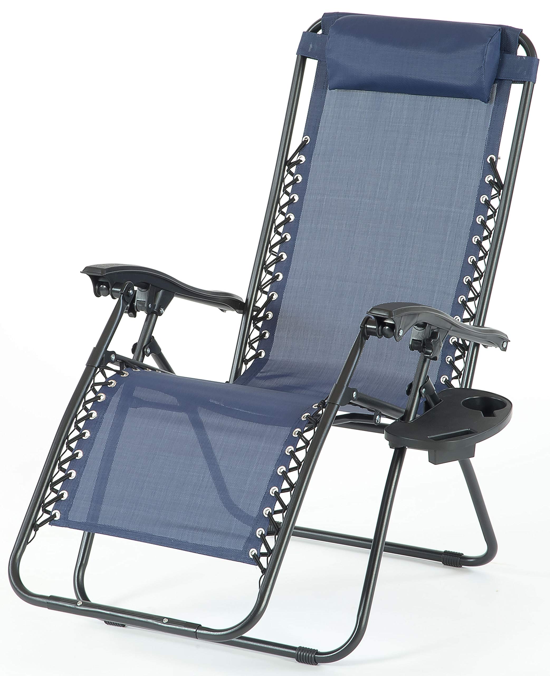 SunTime Outdoor Royale Blue Zero Gravity Relaxer Garden Chair
