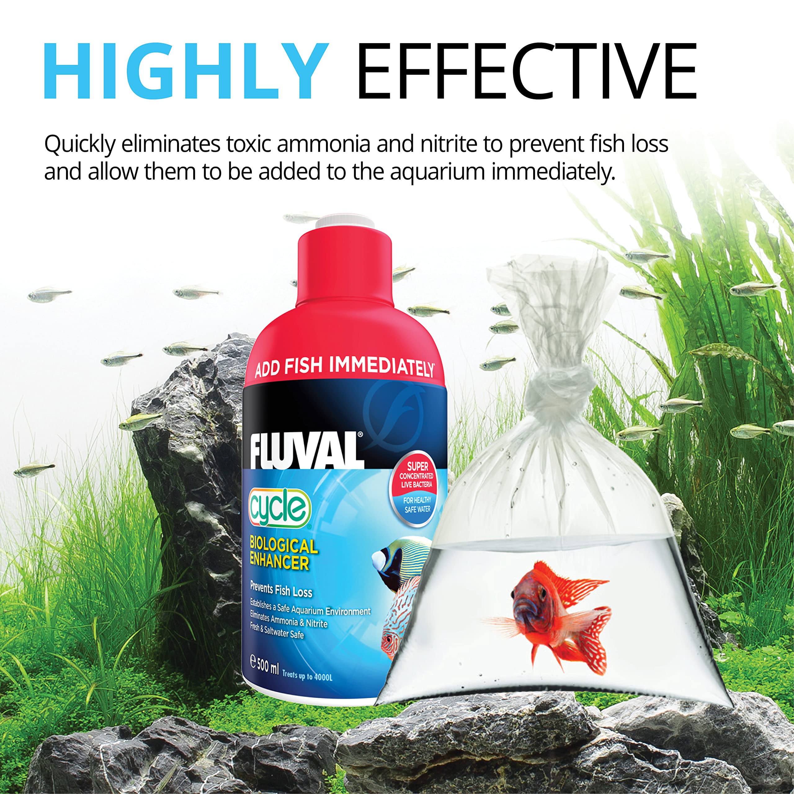 Fluval Cycle Biological Enhancer, Aquarium Water Treatment Buy Online in United Arab Emirates