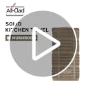 All-Clad Solid Kitchen Towel: Highly Absorbent, Super Soft Long Lasting - 100% Cotton, 17"x30" Tea Towel for Cleaning & Drying Dishes, Pans, Glassware, or Countertops, (1-Pack), Mushroom - Image 8
