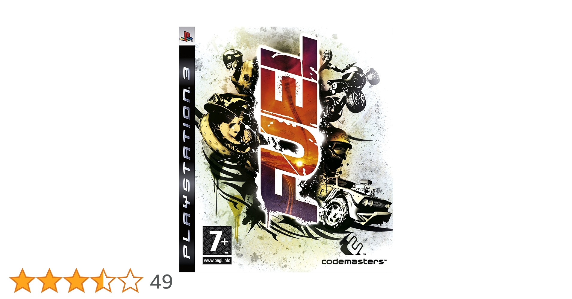 新品未開封　PS3   FUEL 中古】PS3 FUEL（フューエル） - メルカリ