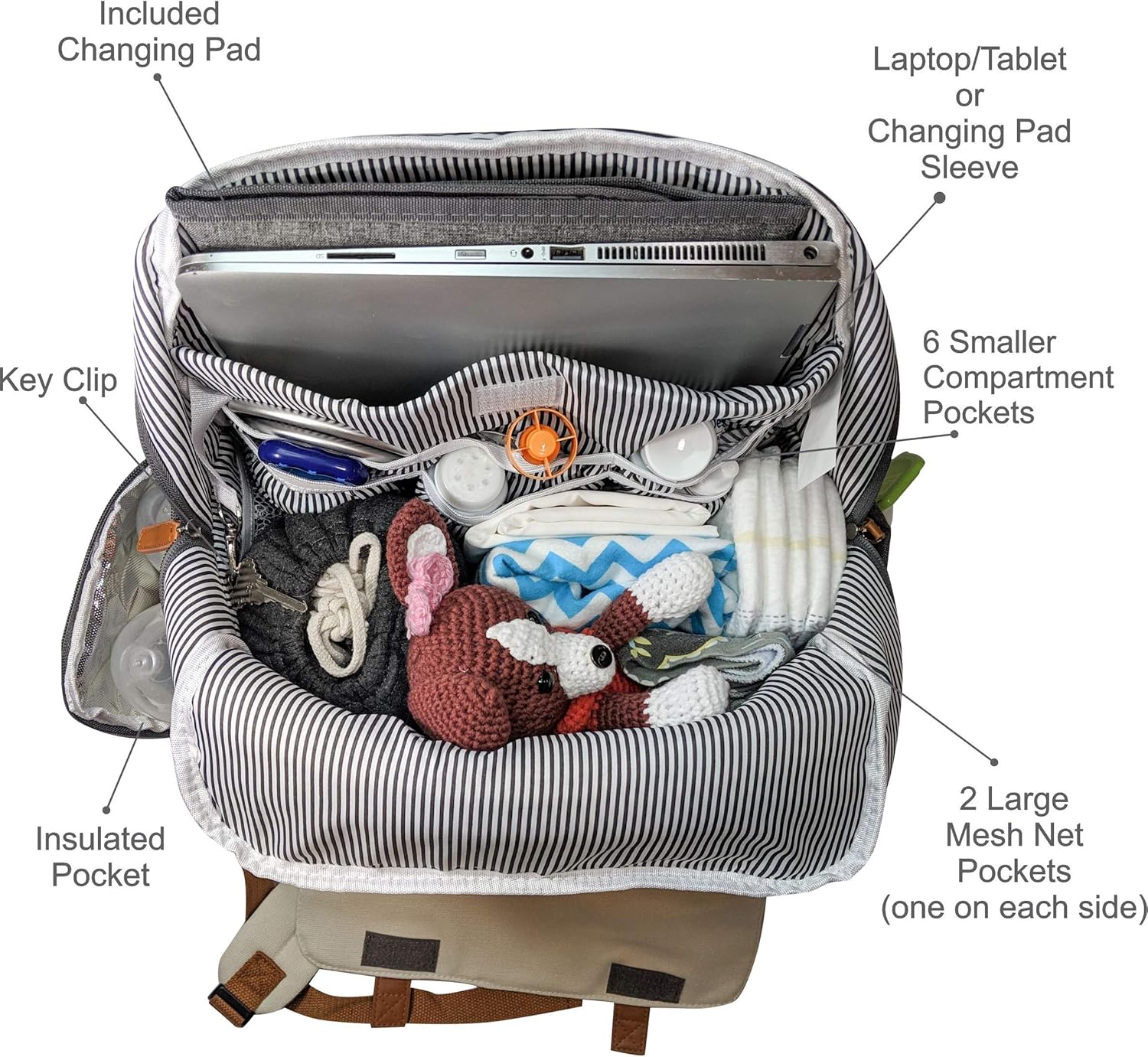 Stylish Diaper Bag Backpack with Insulated Pocket Nigeria Ubuy