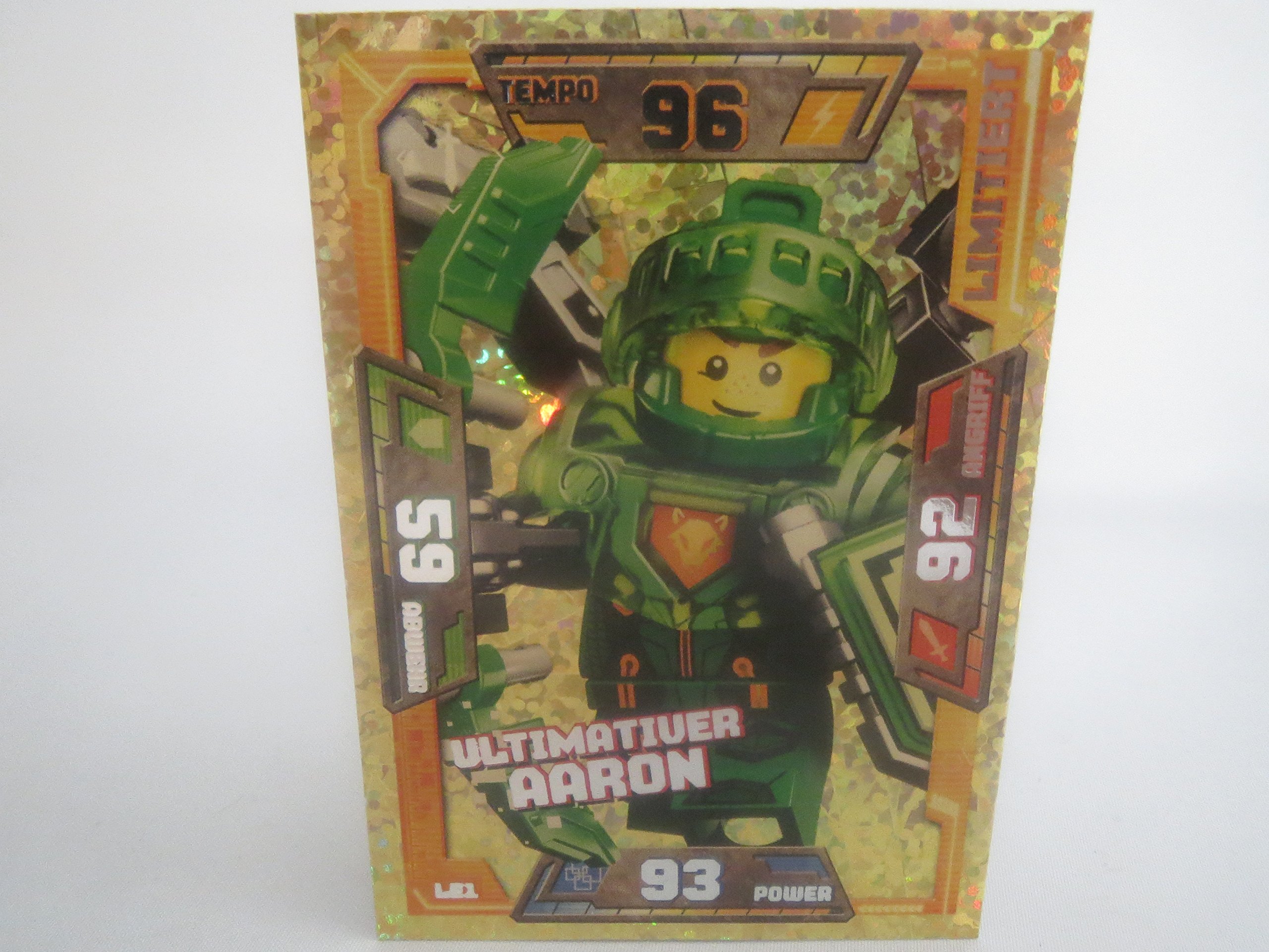 Blue Ocean Lego Nexo Knights - Ultimate Aaron - Rare Limited Gold Trading  Card