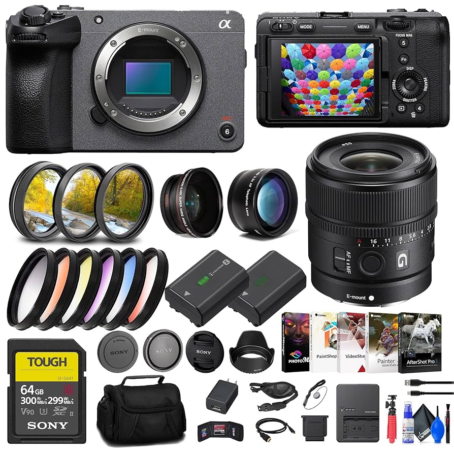 Amazon.com : Sony FX30 Digital Cinema Camera (ILME-FX30B) E