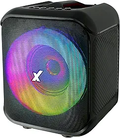 Amvox Caixa de Som Amplificada ACA 150 POP – 150W RMS, Bluetooth, Iluminação LED, Rádio FM, Entrada USB/TF, Bateria de até 4h