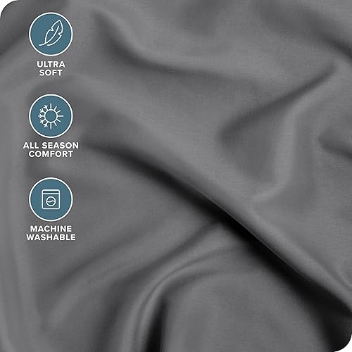 Miniatura 3 de Bare Home - Juego de sábanas y fundas de almohadas de microfibra ultrasuave de 1,800 hilos y doble bolsillo, doble cepillado, bolsillo profundo,