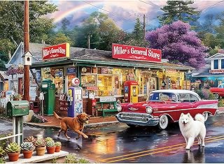 ZHISEOYI 500 Pieces Puzzle for Adults, Puzzles for Adults 500 Pieces, Vintage Gas Station Car Dog Jigsaw Puzzle, Challengi...