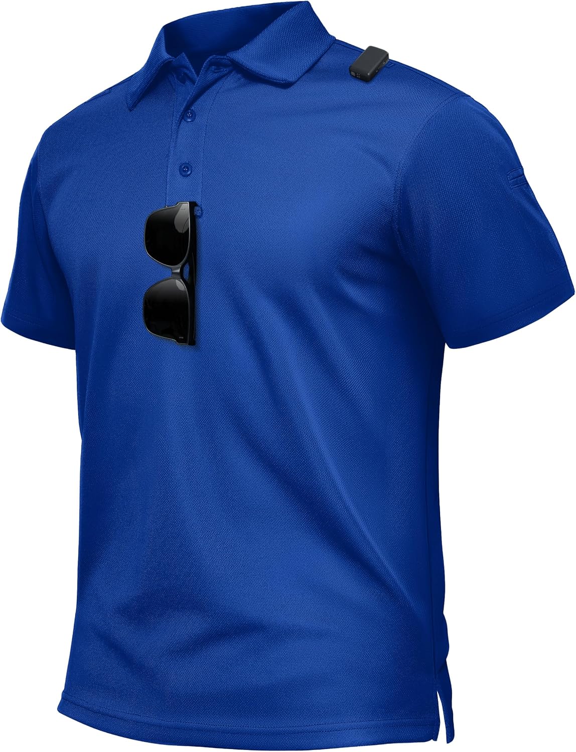 TACVASEN Polo Shirts for Men Dry Fit Short Sleeve Performance Collared Shirt Light UPF 50+ Tactical Work Golf Polos