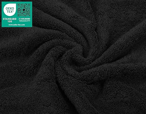 Miniatura 670 de American Soft Linen - Juego de 4 toallas de baño, 100% de algodón turco de 27 x 54 pulgadas, toallas de baño extragrandes, toallas para ducha