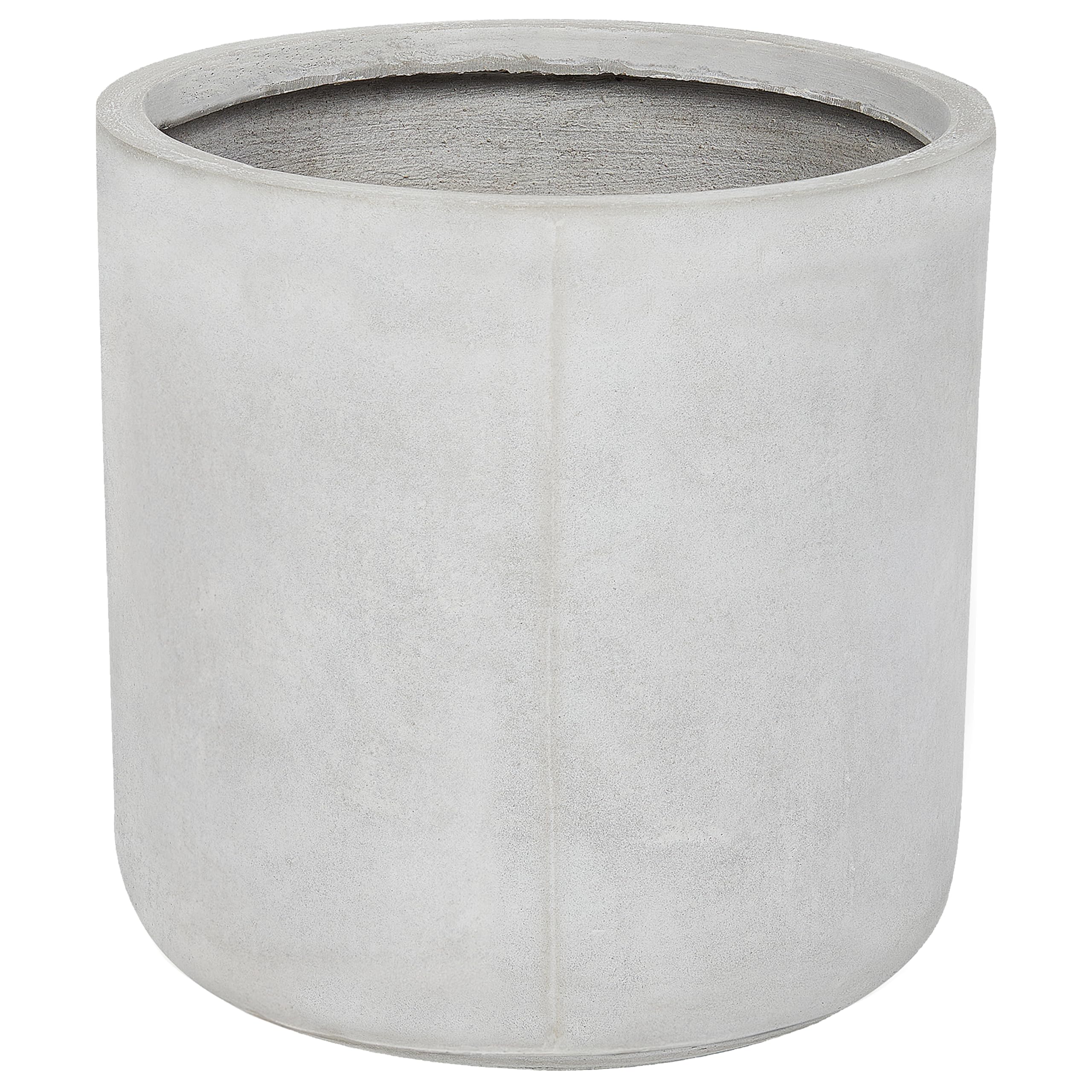 Outdoor Blumentopf Beton-Optik grau rund 34 x 34 x 33 cm Modern Messene
