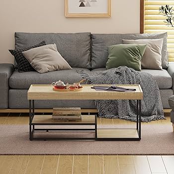 Amazon.co.jp: WLIVE ローテーブル リビング おしゃれ センター