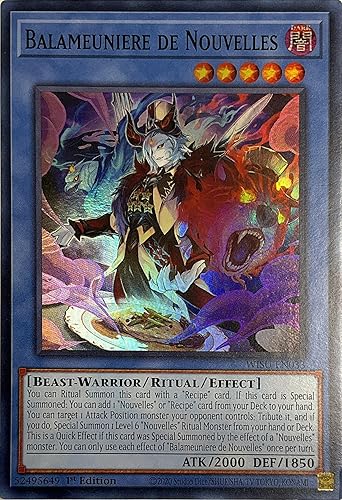 YU-GI-OH! Balameuniere de Nouvelles - WISU-EN033 - Super Rare - 1 Edición