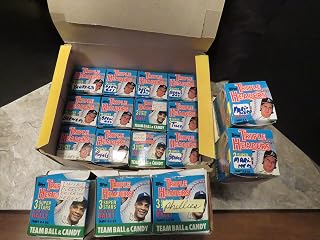 1992 TOPPS BASEBALL TRIPLE HEADERS PARTIAL BOX OF 17 PACKS (RARE)