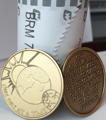 Bulk montón de 25Universo Sol Luna Tierra un día en un tiempo bronce Medallones Serenidad Oración chips