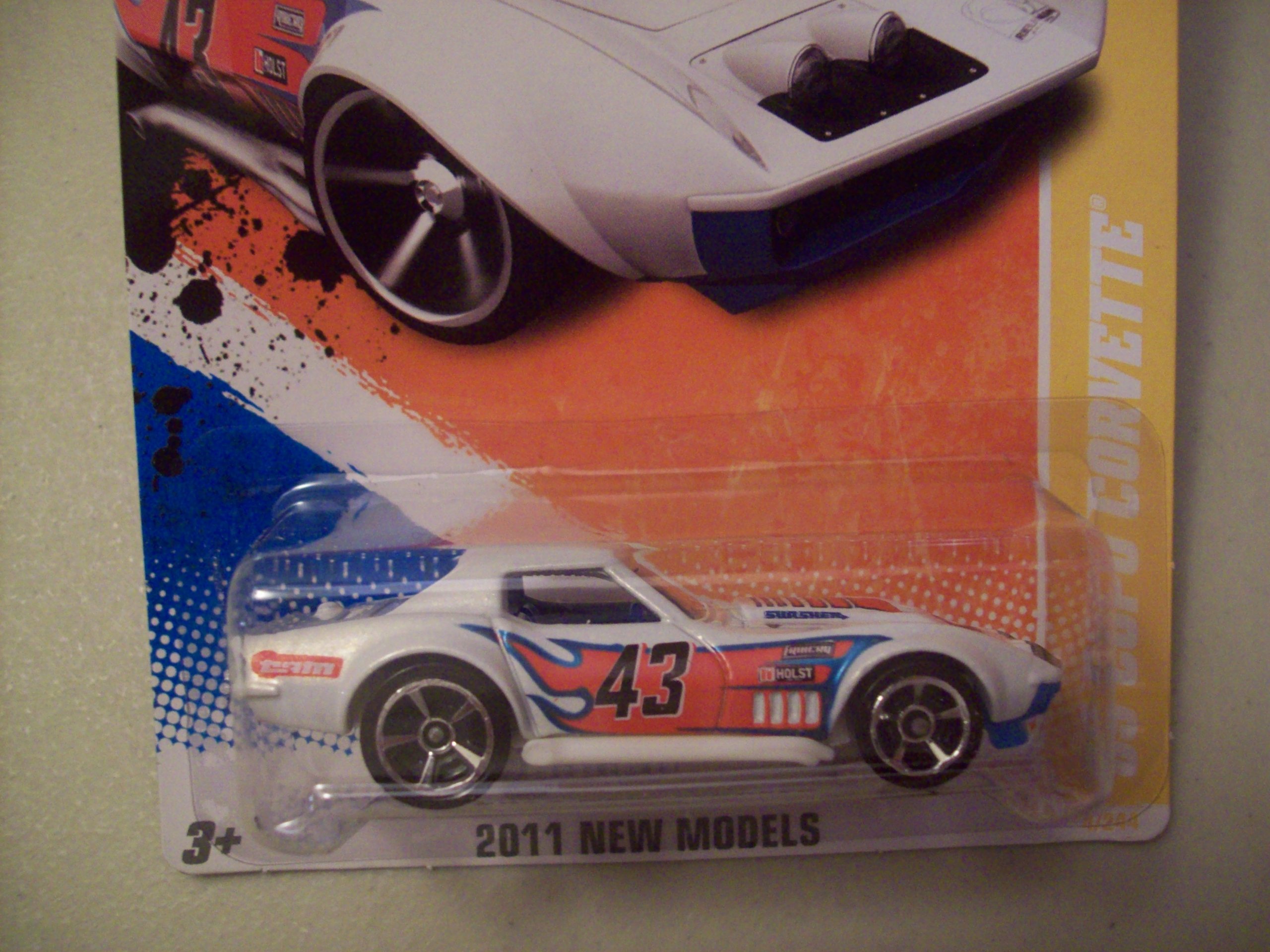 hot wheels 69 copo corvette 2011 4/244