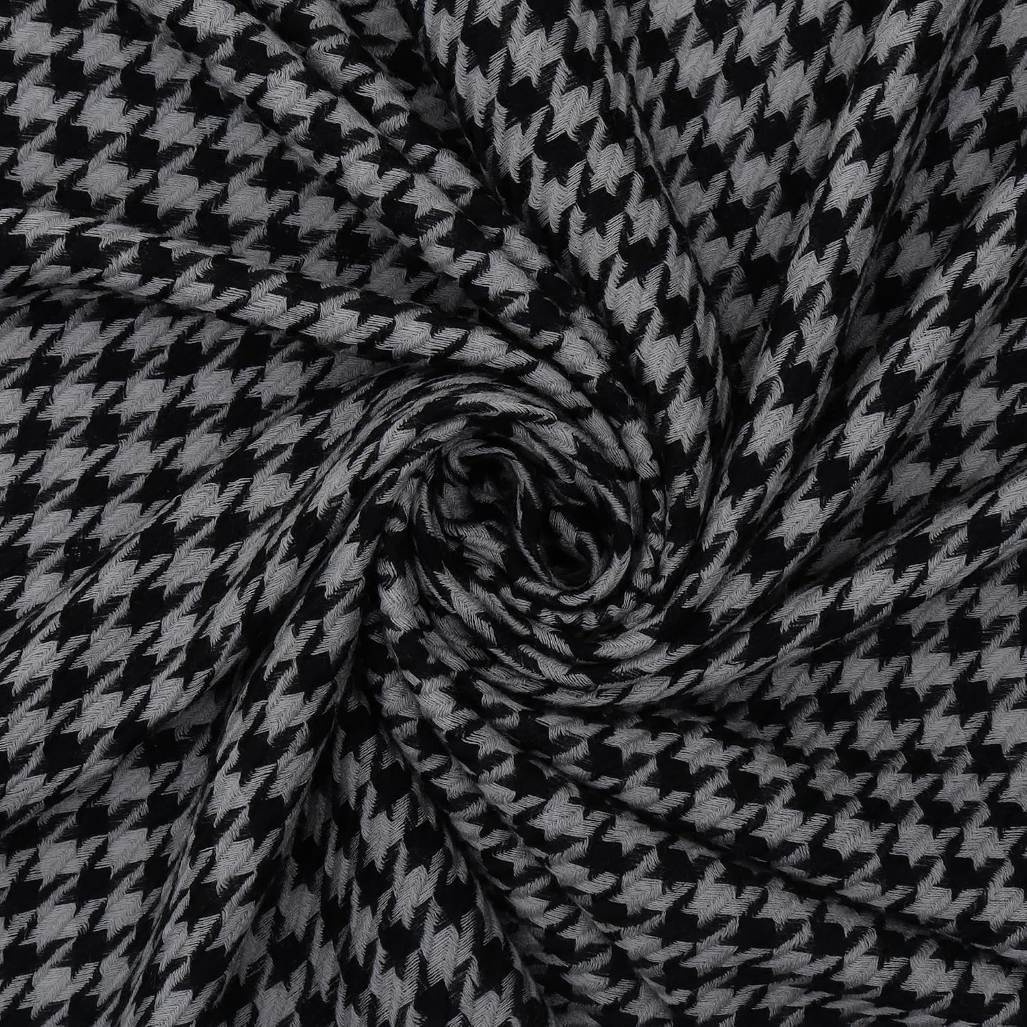 EH 100% Pure Cashmere scarf, stole Houndstooth, warm large buttery soft Pashmina