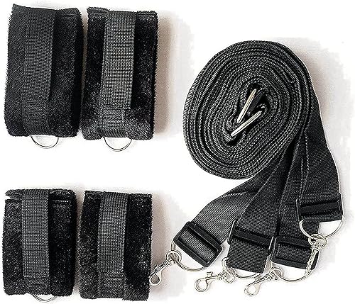 Miniatura 2 de Correas de cama para jugar sexual, herramientas para la cama y las esposas, lazos sexuales para mujeres, restricciones sexuales para piernas y