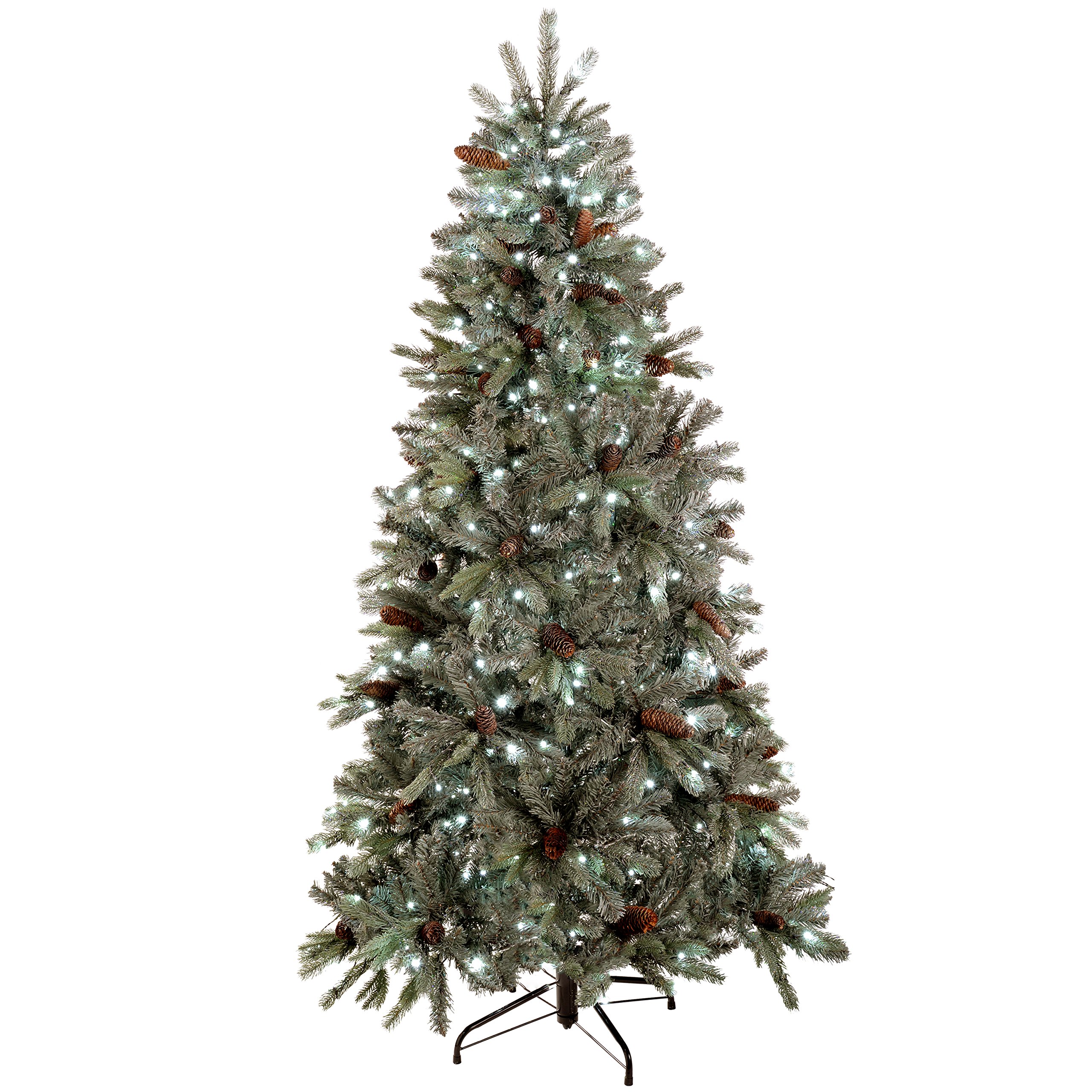 Buy WeRChristmas 6 ft Edwardian Blue Spruce PreLit MultiFunction