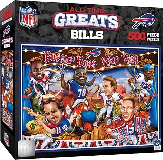 MasterPieces 500 Piece Sports Jigsaw Puzzle for Adults - NFL Buffalo Bills All-Time Greats - 15x21