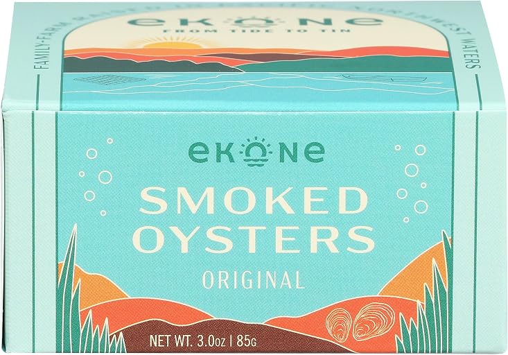 Ekone Oyster Company Original Smoked Oysters, 3 OZ