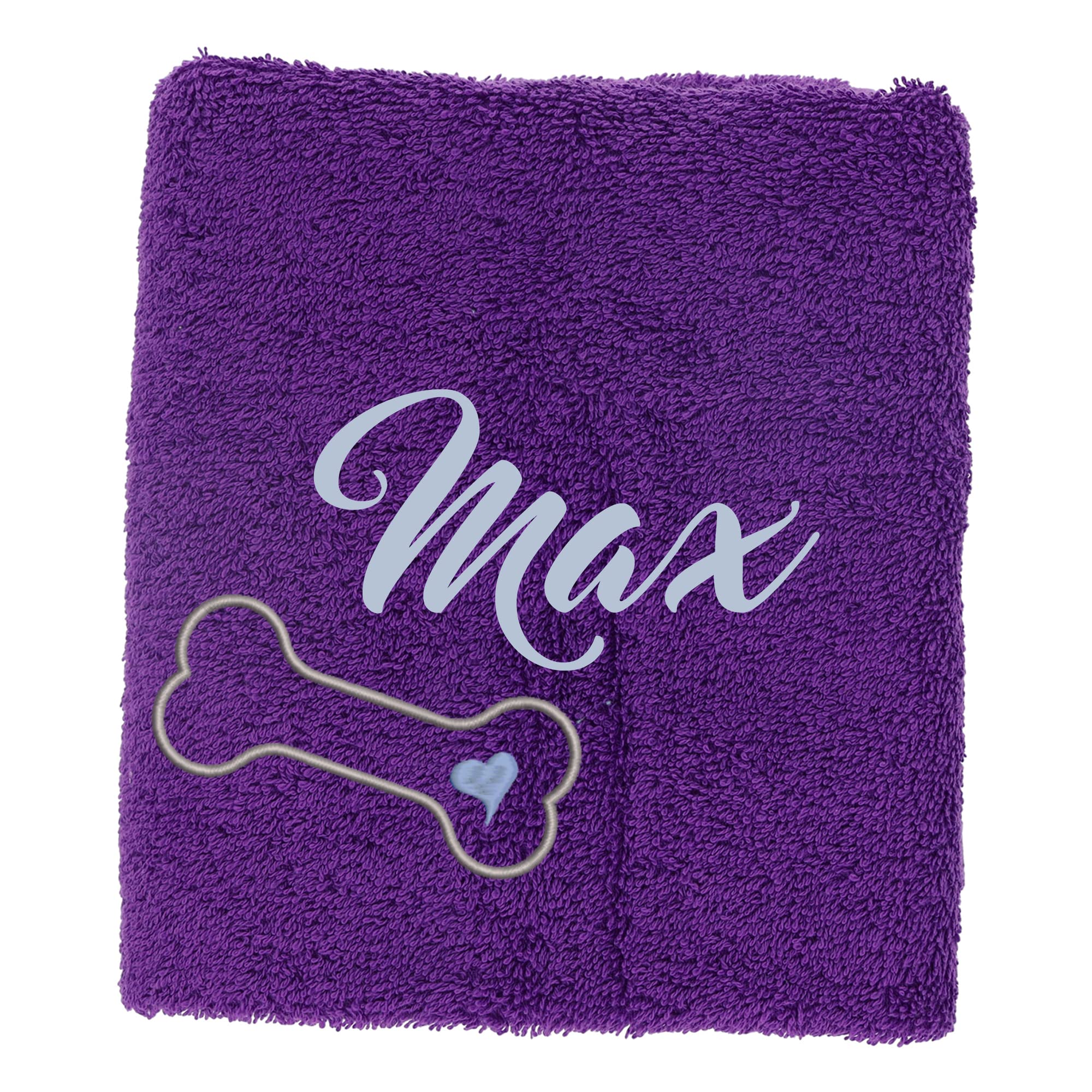 Always Looking Good Embroidered Personalised Dog Towel Super Absorbent Drying Dog Towel New Puppy Gifts Pet Presents… (Large, Purple) — image 1