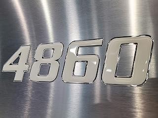 3D Raised Boat & Jet ski Registration Numbers/Domed Registration Letters 16 PCS Sport Style