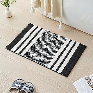 CozeCube Bath mats for Bathroom Non Slip, Fluffy Absorbent Microfiber Ba...