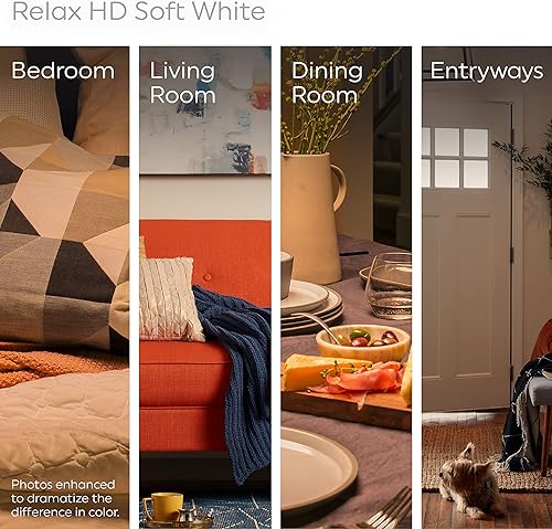 Miniatura 3 de GE CYNC - Interruptor de luz inteligente + paquete de bombillas LED Relax (1) interruptor de estilo de palanca + (4) bombillas A19 blancas suaves