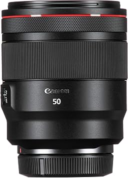 Canon RF50mm F 1.2L USM Standard Lens, Black