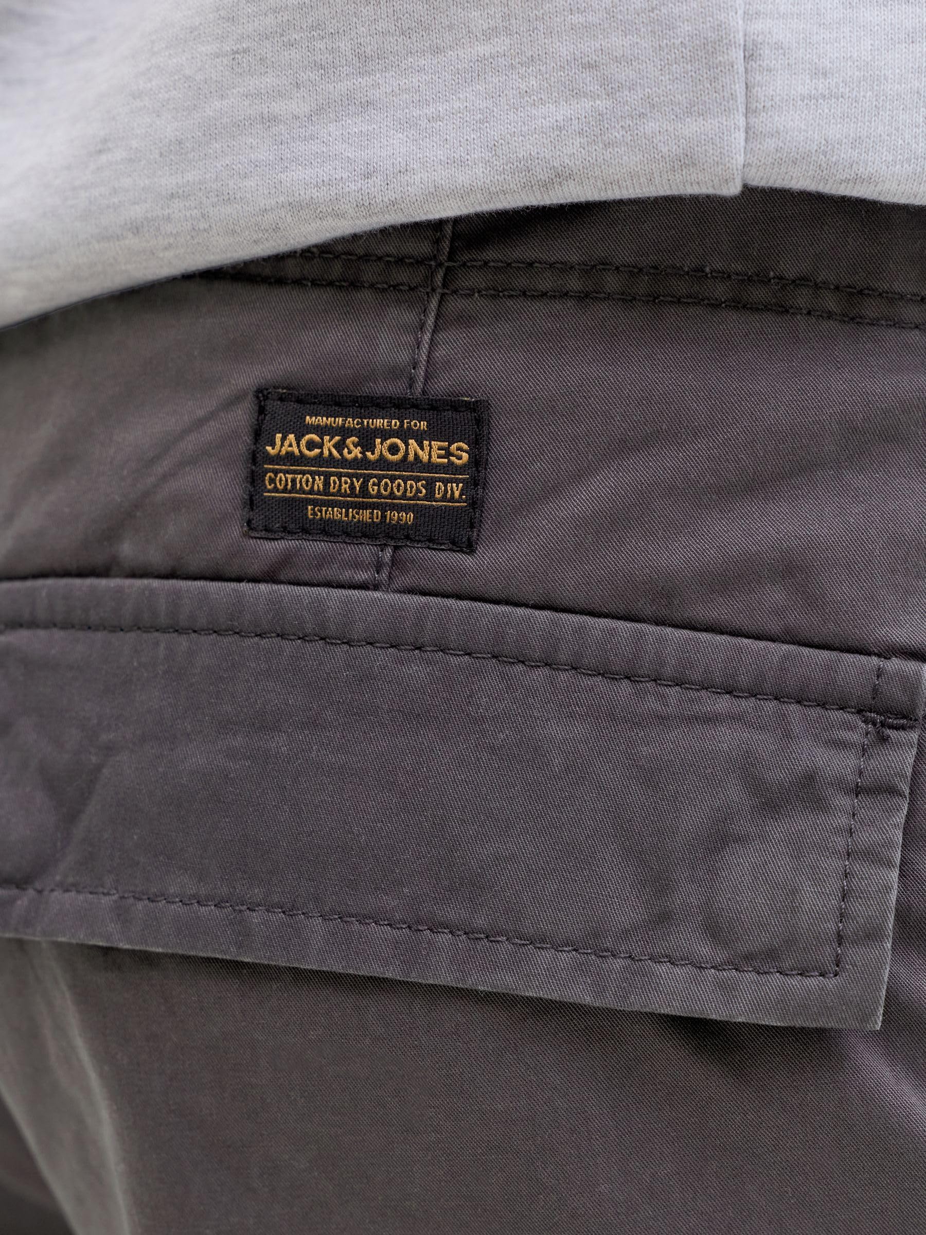 Jack & Jones - Jpstcole Frank Cargo Short Mid SN, Jpstcole Frank - Pantaloncini Cargo Mid SN Uomo