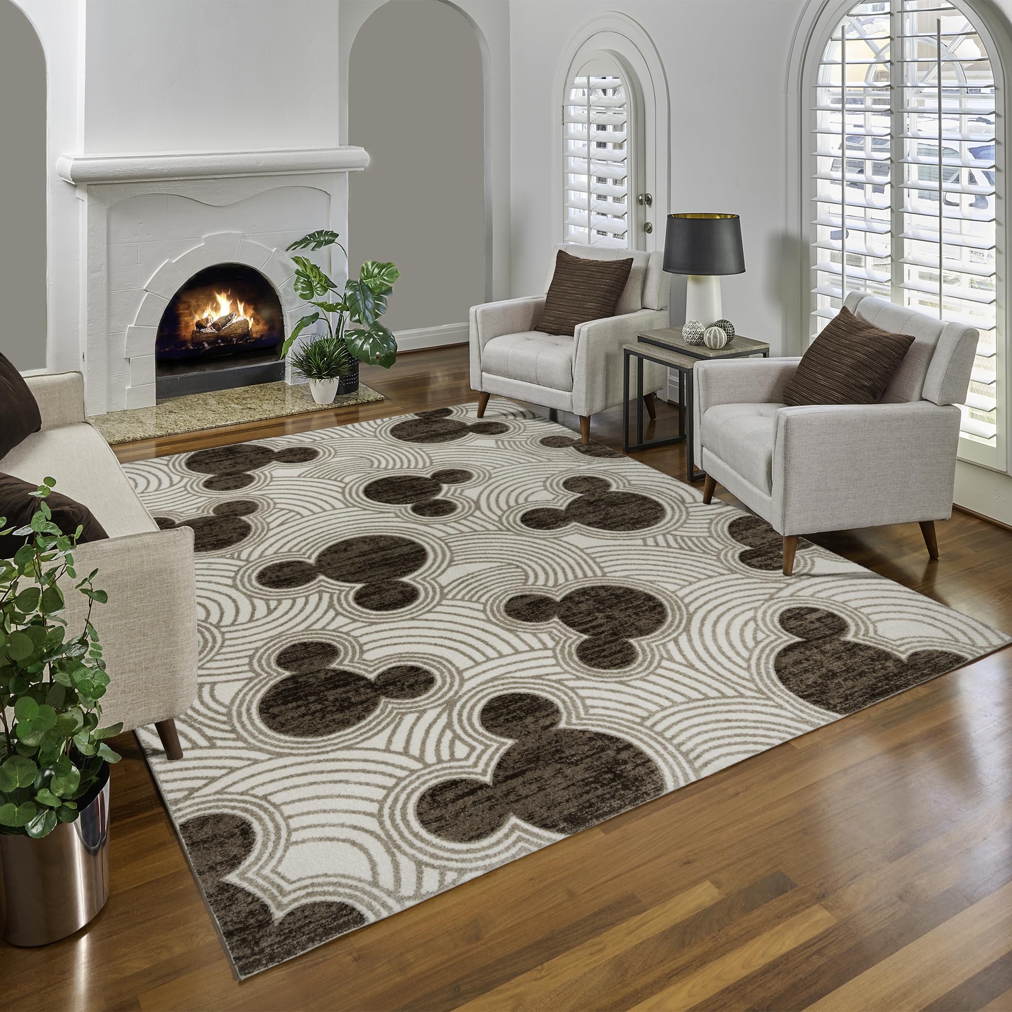 Gertmenian Disney Mickey Mouse Modern Indoor Area Rug, Novelty