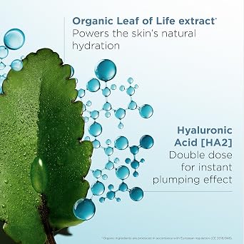 Clarins Hydra-Essentiel Night Cream | Intense Hydrating Moisturizer | 60 Seconds to Plumper Skin* | 24H Hydration* | Double Dose Of Hyaluronic Acid | Vegetal Squalane | All Skin Types | 1.7 Oz