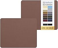 Vista 1 de KING MOUNTAIN Parche de reparación de lona de 9 x 11 pulgadas, 2 piezas, parche de tela impermeable autoadhesivo para sofás, tiendas de campaña